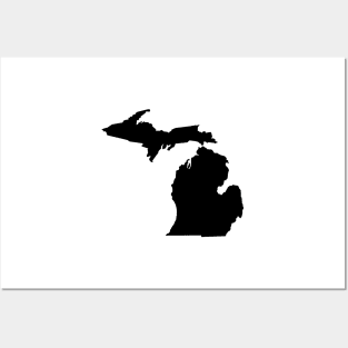 Michigan in Black Posters and Art